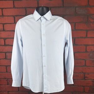 C-Lab Men's Long Sleeve Slim‎ Fit Dress Shirt – Size Small